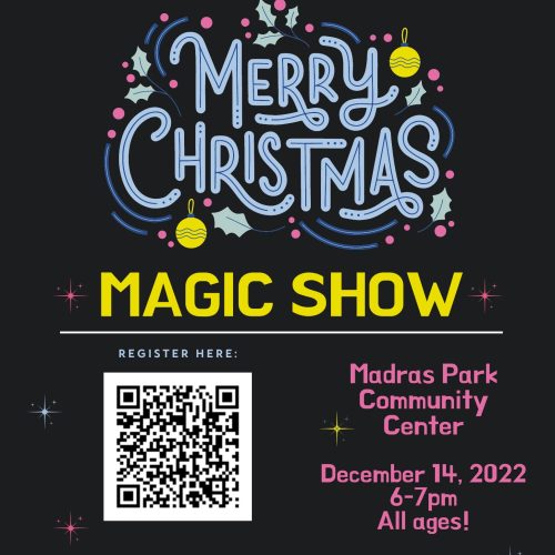 Christmas Magic Show at Madras Park