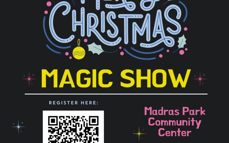 Christmas Magic Show at Madras Park