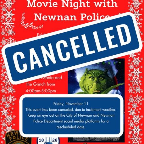 CANCELLED – Holiday Movie with the NPD ft. The Grinch & Santa